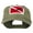 Olive, variant on Scuba Diver Down Embroidered Low Profile Washed Cap - Red OSFM