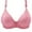 Hot Pink, variant on Kaemgyyd Women’s Plus Size Everyday Bras Cute Polka Dot Adjustable Strap Front Closure Bras Full Coverage Padded No Underwire Support Bra