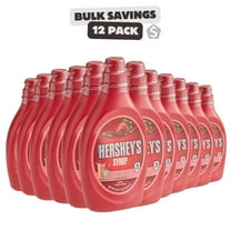 HERSHEY'S Strawberry Syrup 21.09 fl. oz. (22 oz.) - 12/Case