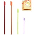 thumbnail image 1 of Mini Silicone Spatula Set- Small Rubber Spatula for Makeup- Thin Jar Scraper for Kitchen(4 Pack) (Mix), 1 of 5