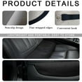 thumbnail image 3 of Car Seat Covers Waterproof Auto Seat Cover Car Front Seat Covers Universal Car Washable Non-Slip Seat Protectors Sweatproof Towel Seat Covers for Swimming, Running, Workouts, 1 Pc Black, Topboutique, 3 of 8