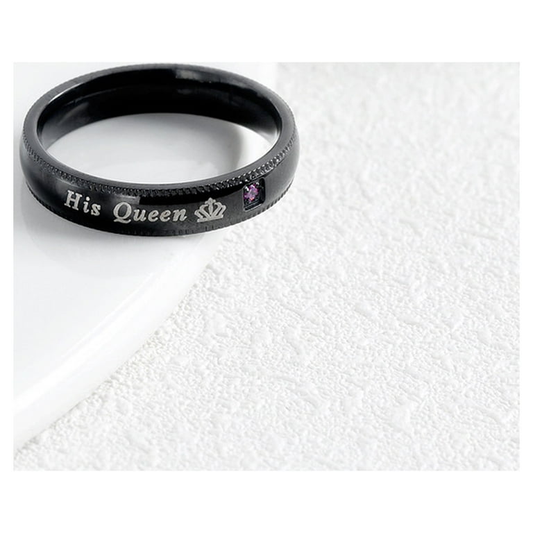 His queen her king wedding bands deals