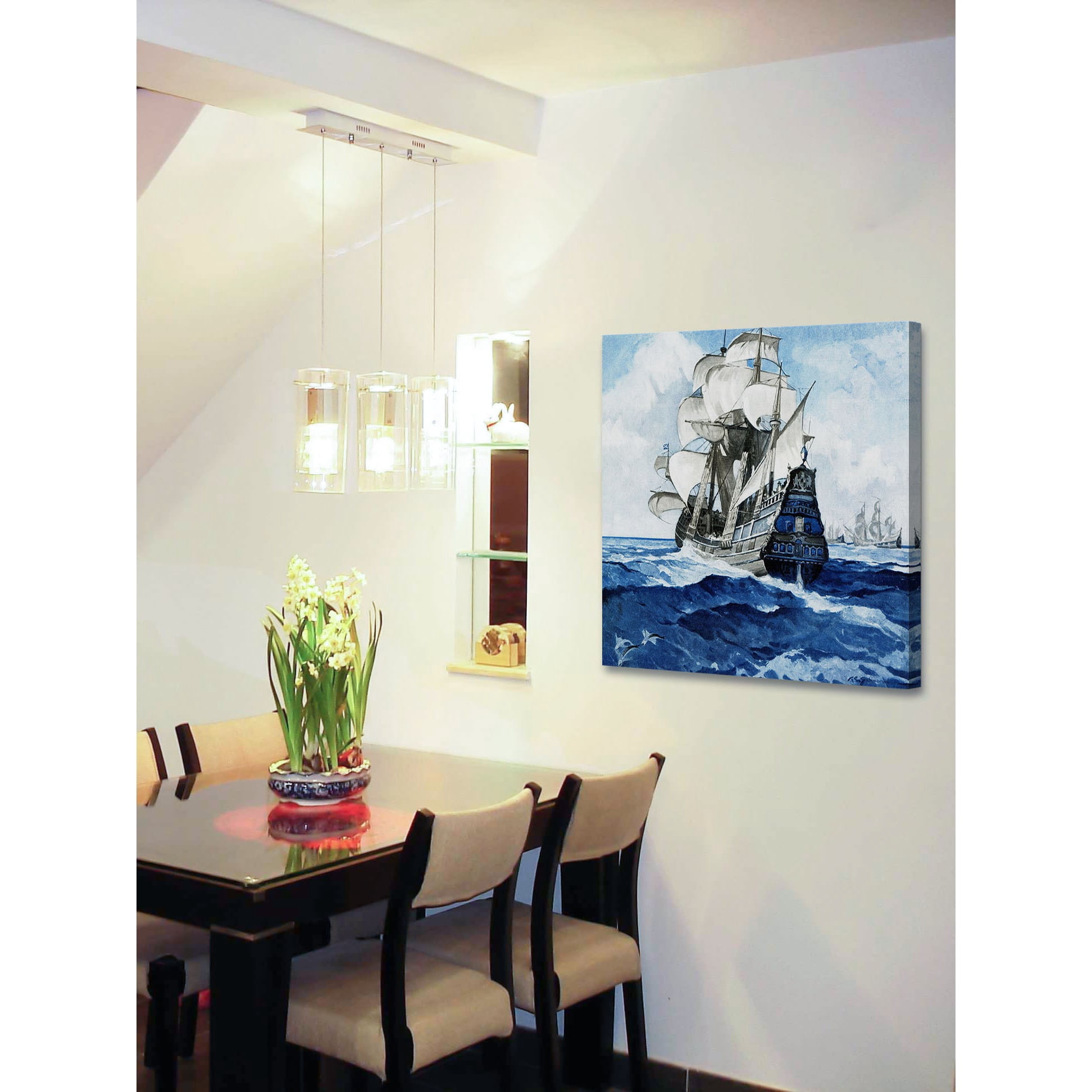 "Coming to Shore" Painting Print on Wrapped Canvas