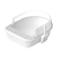 thumbnail image 1 of GROWTH TANK Potty Kitten Toilet Tray Pet Indoor Kitty Litter L White L, 1 of 9