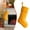 Yellow, variant on Getwin 20 Inch Velvet Christmas Stocking ,Luxury Velvet Stocking with Felt Lining,Velvet Christmas Stocking, Blank Style Hanging Decoration, Soft Fabric for Festive Home Holiday Decor