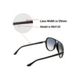 thumbnail image 2 of Walleva Ice Blue Polarized Replacement Lenses for Ray-Ban RB4125 Cats 5000 59mm Sunglasses, 2 of 5