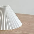 thumbnail image 2 of Decodeary Modern Lamp Shade Lampshade Fanshaped Light Cover Dust-proof White_28cm, 2 of 9
