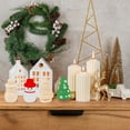 thumbnail image 6 of 30Pcs 2 Styles Unfinished Wooden Christmas Tree Snowman Wood Christmas Ornaments Blank DIY Natural Wooden Christmas Tree Wood Christmas Decor, 6 of 6