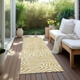thumbnail image 6 of Addison Rugs Chantille Indoor/Outdoor Transitional Swirls Gold Washable Runner Rug, 2'3" x 7'6", 6 of 6