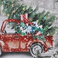 thumbnail image 6 of LuxenHome Lighted Christmas Vintage Truck Canvas Print, 6 of 11