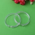 thumbnail image 4 of 12 Pcs/Set Premium Plastic Curtain Rings Securely in Place O Shape Ring Design, 4 of 8