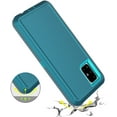 thumbnail image 5 of HSHDLDF Samsung Galaxy A71 4G Case, Samsung Galaxy A71 4G Case Soft TPU Hard PC Heavy Duty Shockproof 3 Layer Cover for Samsung Galaxy A71 4G (Lake Blue), 5 of 5