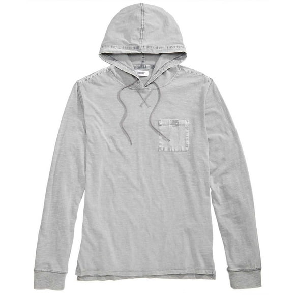 Univibe Mens Faded Pullover Hoodie (Grey, L)