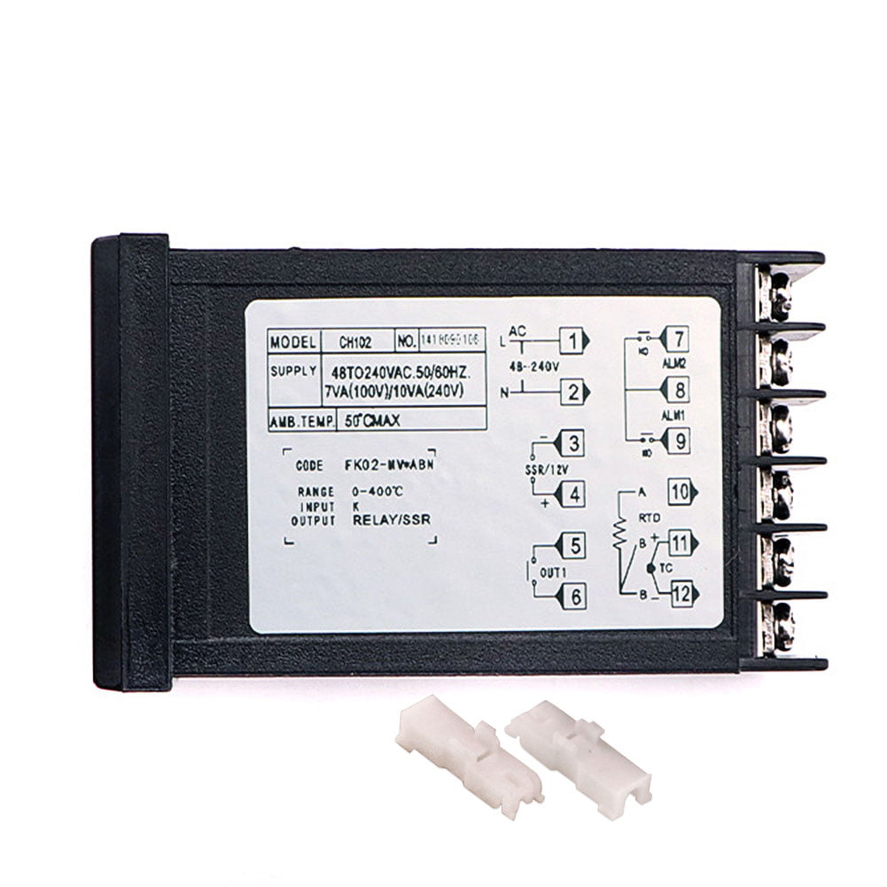 Digital PID Temperature Controller REX-CH102 K/E/PT100 Input RELAY/SSR Output