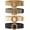 Retro Color, variant on 4 count Women's Elastic Raffia Woven Belt, Boho Rattan Buckle Stretch Straw Wide Belt for Dresses Jeans Pants