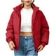thumbnail image 2 of Chaquetas y abrigos casuales sin capucha de manga larga para mujer, chaqueta de invierno lisa de manga larga, abrigo con cremallera, blusa, abrigo para mujer, 2 of 5