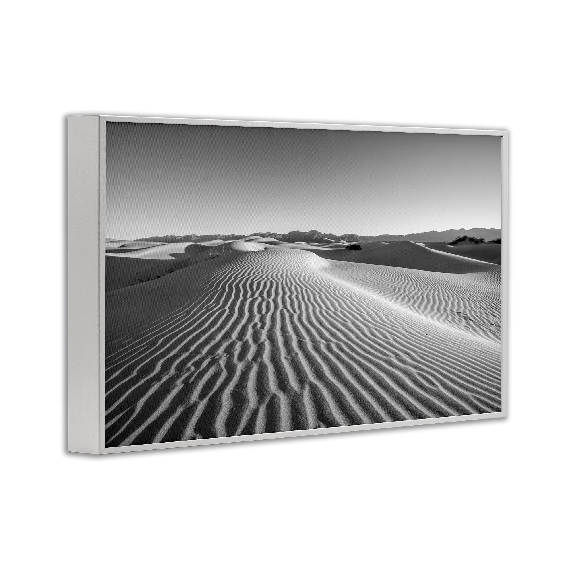 Stupell Industries Sand Waves In The Distance White Framed Giclee Art, design by Jon Evan
