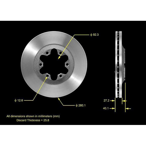 BENDIX PREMIUM PRT5509 - Disc Brake Rotor