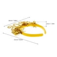 thumbnail image 2 of OULII New Year Party Decoration Headband Golden Cloth Party Accessory For Women 1Pack, 2 of 8