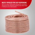 thumbnail image 4 of Monster XP Speaker Wire Copper Clad Aluminum Cable Spool, 12 AWG, 100 ft, 4 of 6