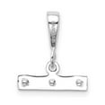 thumbnail image 3 of Finest Gold 14K White Gold Medium Polished Top Charm, 3 of 4