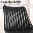 thumbnail image 7 of SUDICA Black PU Leather Dining Chairs Set of 2, Upholstered Accent Chairs with Metal Legs for Dining Room, 7 of 7