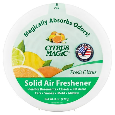 Citrus Magic Fresh Citrus Solid Air Freshener, 8 oz