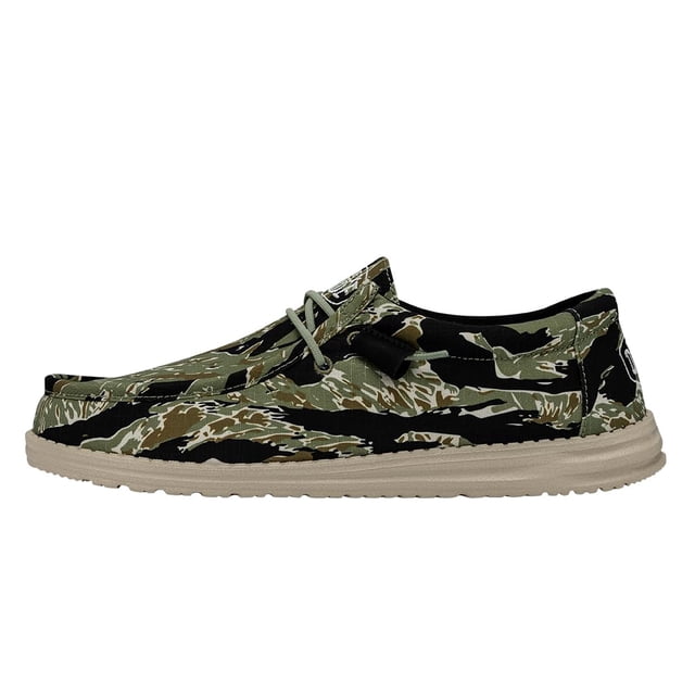 Mocasines Wally Camo para Hombre HEYDUDE, Livianos y Sin Cordones
