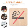 thumbnail image 6 of 20 pcs  Wall No Smoking Signs Wood No Smoking Hotel Doorplates No Smoking Warning Sign, 6 of 6