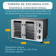 thumbnail image 4 of Horno tostador de encimera de doble puerta francesa Elite Gourmet ETO2530M, 4 of 7