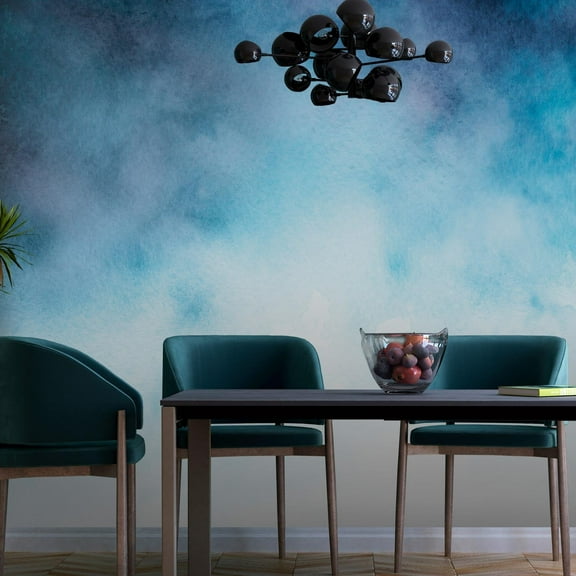 Tiptophomedecor Landscape Wallpaper Wall Mural - Cobalt Clouds