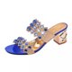thumbnail image 2 of Chanclas de moda de verano para mujer, sandalias de tacón alto, zapatos de diamantes de imitación para chicas gordas Wmkox8yii hj789, 2 of 4