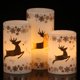 thumbnail image 1 of GenSwin Velas Pilar LED Sin Llama Navideñas 3 Paquetes 7x12cm, 1 of 7
