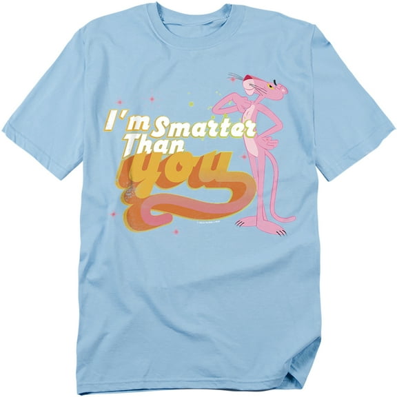 Pink Panther Smart Cat Officially Licensed Adult T Shirt