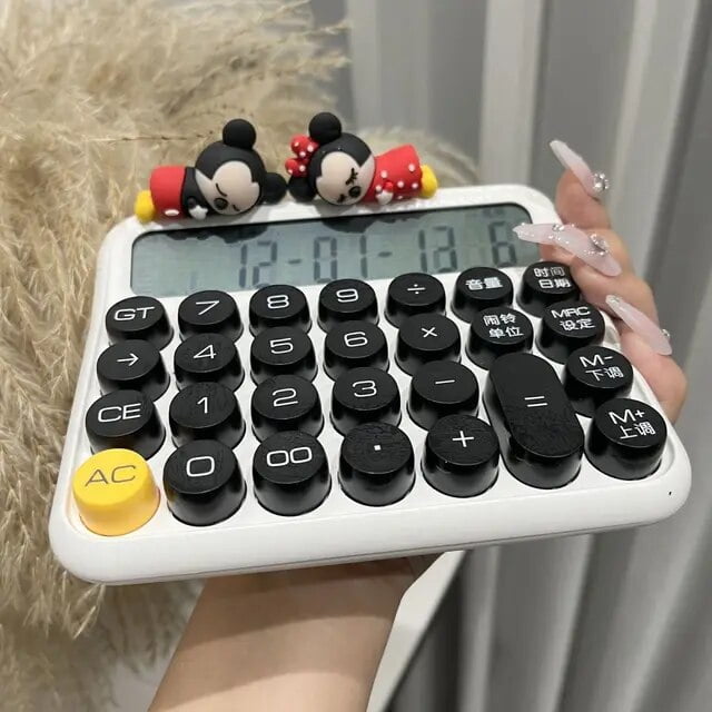 2023 Sanrio Hello Kitty Computer Finance Accounting Commercial Calculator The New Voice Luxury Super Cute Girl Heart Creativity