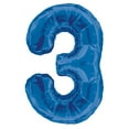 thumbnail image 4 of Unique Ballon Chiffre Scintillant Bleu de 34 Pouces pour Fête (0-9), 4 of 10