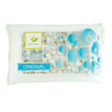 Ice Cream Mini Button - ORIGINAL Mini Mochi Rice Cake Dessert Ice Cream Frozen Yogurt Toppings by Tea Zone 10.58 Oz.