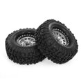 thumbnail image 3 of 2pcs 1/10 Rc Touring Car Tires Wheel Rims For 1/10 Hsp Axial Scx10 D90 Hpi Rc Crawler. - Red, 3 of 5