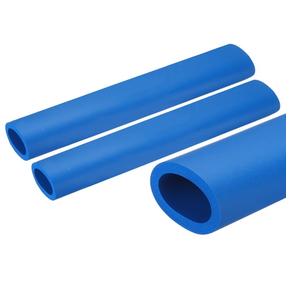 2pcs Foam Tubing for Handle Grip Support, Pipe Insulation, 1-3/16 inch(30mm) ID 42mm OD 0.25m(0.8ft) Length Blue
