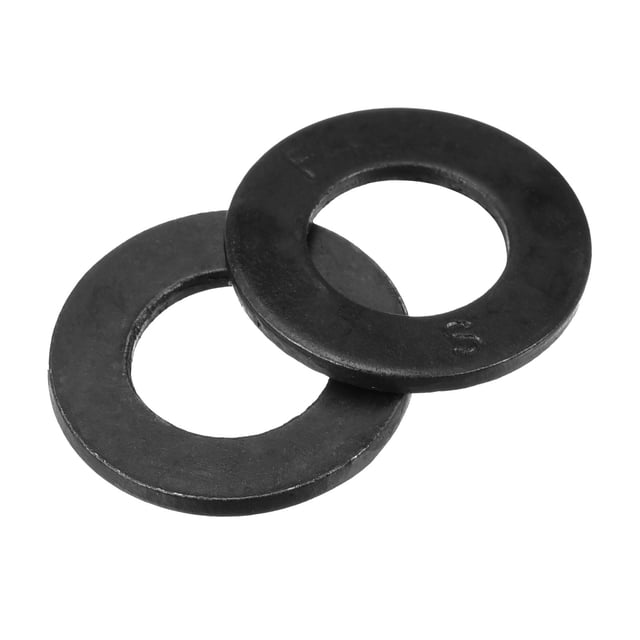 Unique Bargains 3/8-Inch Flat Washer, Alloy Steel Black Oxide Finish 100 Pack