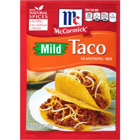 UPC 052100091006 product image for Mexican: Seasoning Mix Taco Mild, 1.5 oz | upcitemdb.com