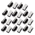 thumbnail image 1 of 20Pcs 125V 1A 3 Terminales Interruptor Micro Momentáneo de 13mm con Brazo de Palanca Negro KW10, 1 of 1