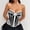 A09 Black, variant on Women's Bustier Corset Top Strapless Push Up Boned Bodice with Mesh Panels Hook and Eye Closure for Cosplay Halloween Costume Rave Festival Party Clubwear
