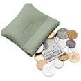 thumbnail image 3 of Monedero Travelambo Leather Squeeze con soporte para monedas, color verde, 3 of 5