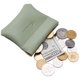 thumbnail image 3 of Monedero Travelambo Leather Squeeze con soporte para monedas, color verde, 3 of 5