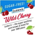 thumbnail image 3 of Sugar  Wild Cherry Throat Drops, Sore Throat Relief, 25 Count (5 Pack), 3 of 8