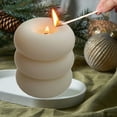 thumbnail image 7 of Nsxcdh Floating Tea Light Candle Paraffin White 3.15x1.38in 2.76in 3.94in Round Wedding Romantic Party Votive Decor, 7 of 7