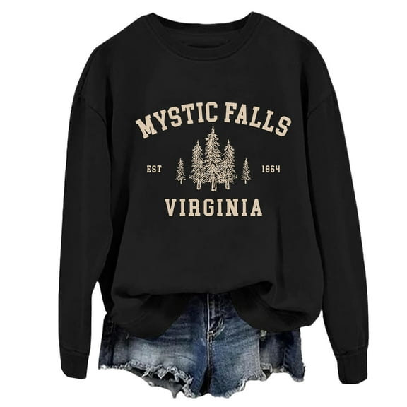 Mystic Falls Sweatshirt Vintage Mystic Falls Virginia Sweatshirt Unisex