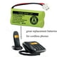 thumbnail image 4 of Batería para teléfono inalámbrico BAOBIAN BT183342, 2,4 V, 400 mAh, Ni-MH, paquete de 4, 4 of 5