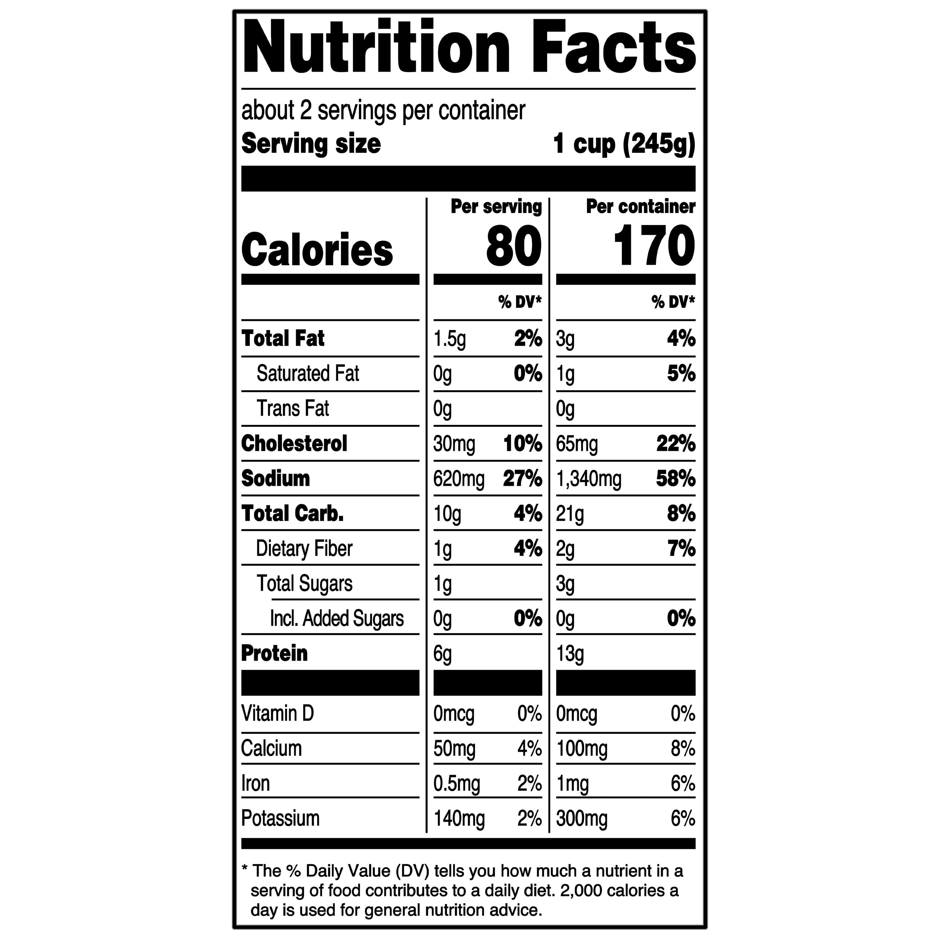 Great Value Organic Chicken Noodle Soup, 18.6 oz